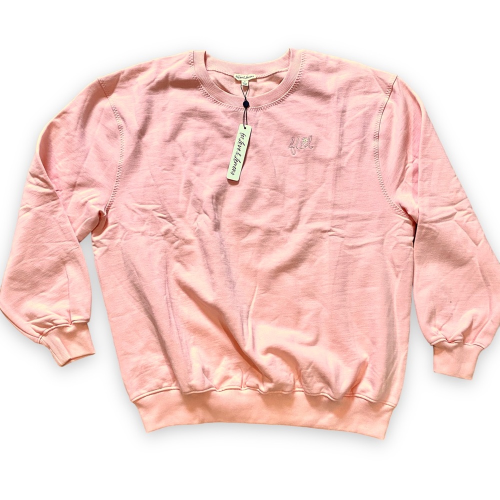 NWT For Love & Lemons Alex Daisy FL&L Oversized Sweatshirt - Picture 12 of 15